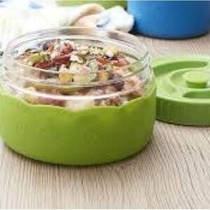 Princess House Lime Green Food Storage Container